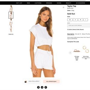Revolve Beach Riot Taylor top & Skylar short